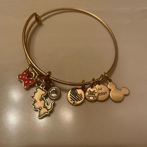 Alex and Ani Disney Minnie Mouse Gold Bracelet